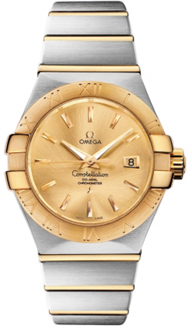 Omega Constellation Self winding Automatic Gold Watch 12320312008001 