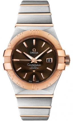 Omega Constellation Self winding Automatic Brown Ladies Watch 12320312013001 