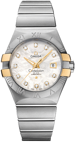 Omega Constellation Watches Ladies Pearl White Self winding Automatic 12320312055004 Watch 
