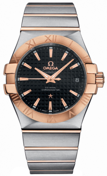 Omega Constellation Self winding Automatic Black Mens Watch 12320352001001 