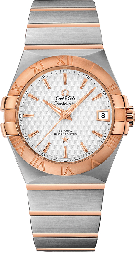 Omega Constellation Battery Operated Quartz Silver Mens Watch 12320352002005 