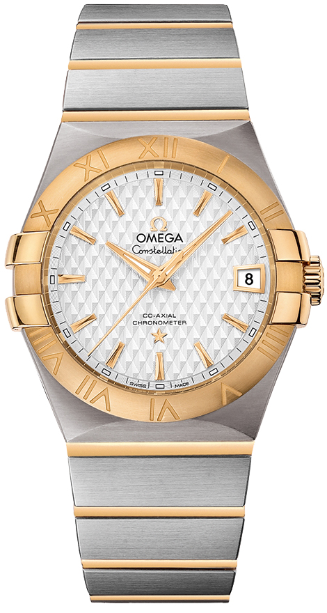 Omega Constellation Battery Operated Quartz Silver Mens Watch 12320352002006 