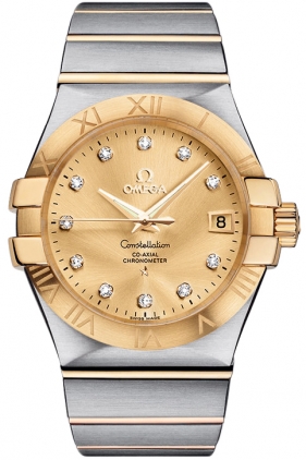 Omega Constellation Self Winding Automatic Gold Mens Watch 12320352058001 