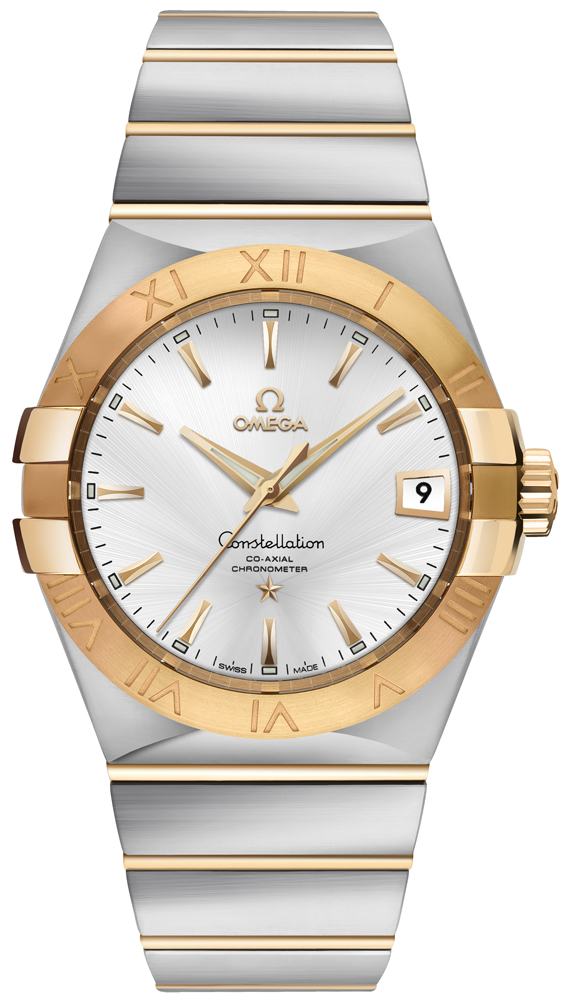 Omega Constellation Self winding Automatic Silver Mens Watch 12320382102002 