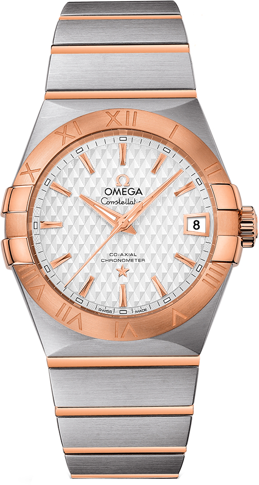 Omega Constellation Self winding Automatic Silver Mens Watch 12320382102008 