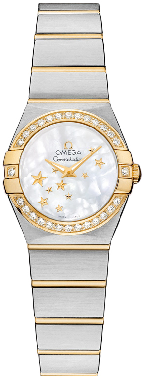 Omega Constellation Battery Operated Quartz White Ladies Watch 12325246005001 