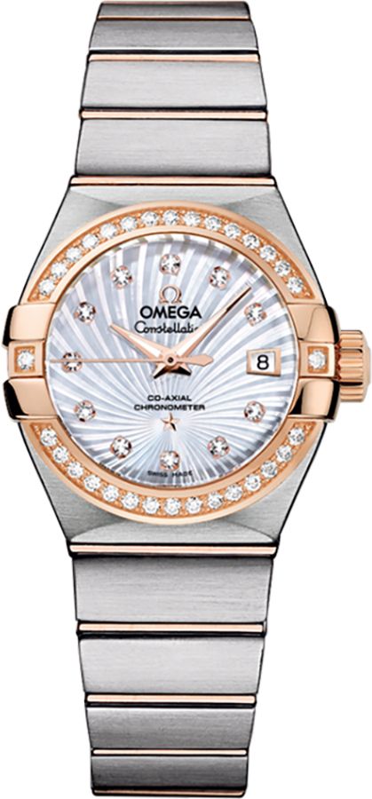 Omega Constellation Pearl White Ladies Watch 12325272055001 