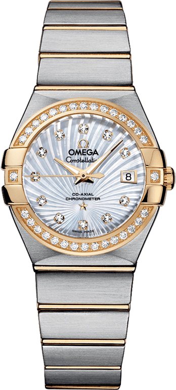 Omega Constellation Self winding Automatic Pearl White Ladies Watch 12325272055002 