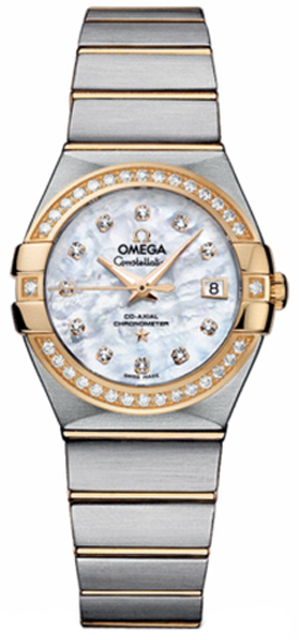 Omega Constellation Self winding Automatic Pearl White Ladies Watch 12325272055003 