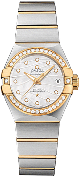 Omega Constellation Self winding Automatic Pearl White Ladies Watch 12325272055004 