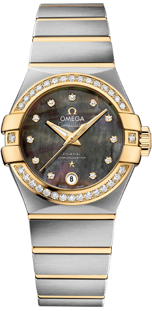Omega Constellation Self Winding Automatic Grey Ladies Watch 12325272057007 