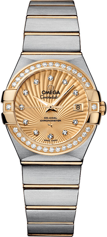 Omega Constellation Self winding Automatic Champagne Ladies Watch 12325272058001 