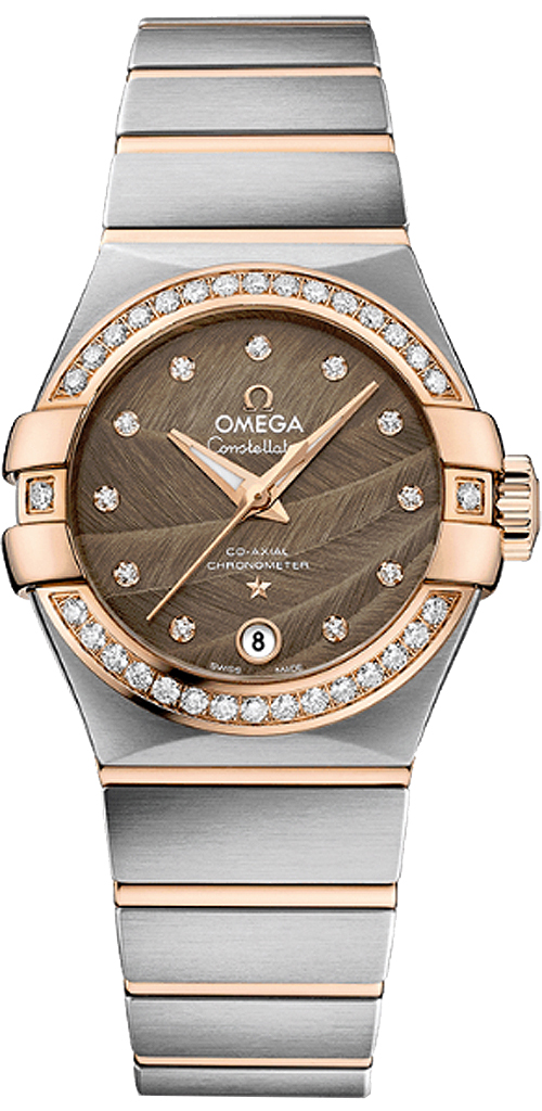 Omega Constellation Brown Ladies Watch 12325272063001 