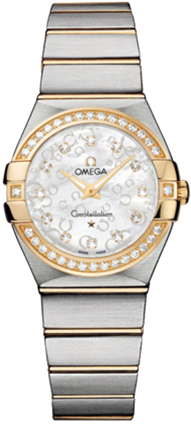 Omega Constellation Pearl White Ladies Watch 12325276055010 