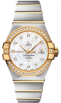 Omega Constellation Self winding Automatic Pearl White Ladies Watch 12325312055003 