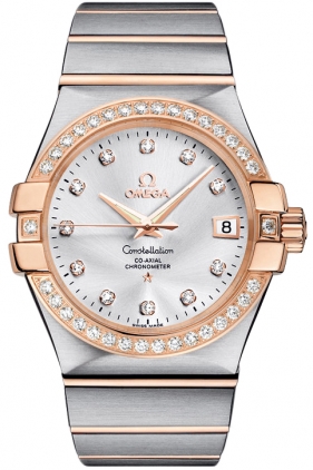 Omega Constellation Self Winding Automatic Silver Mens Watch 12325352052001 