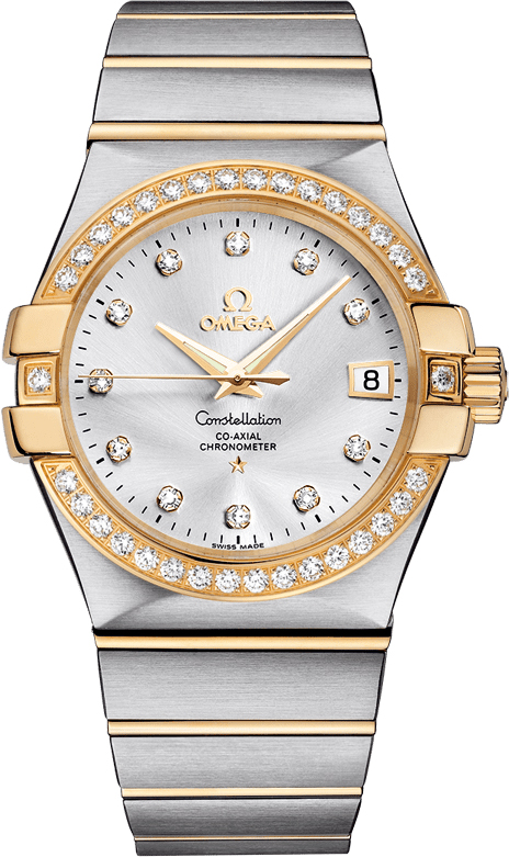 Omega Constellation Self winding Automatic Silver Mens Watch 12325352052002 