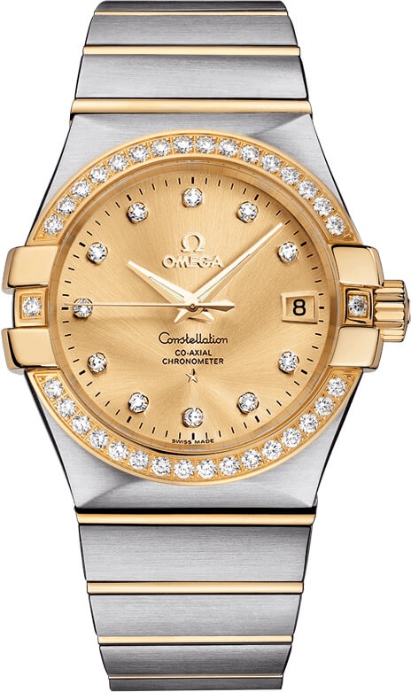 Omega Constellation Self winding Automatic Gold Ladies Watch 12325352058001 