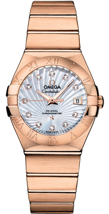 Omega Constellation Self winding Automatic White Ladies Watch 12350272055001 