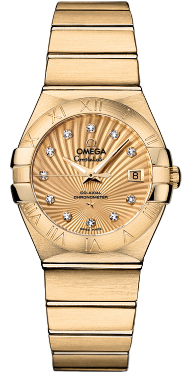 Omega Constellation Self winding Automatic Champagne Ladies Watch 12350272058001 