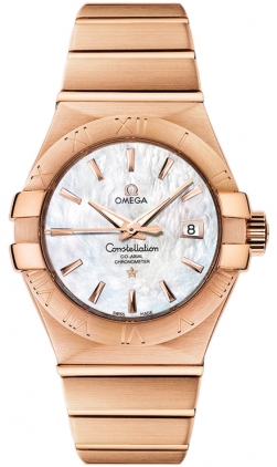 Omega Constellation Self winding Automatic Pearl White Ladies Watch 12350312005001 