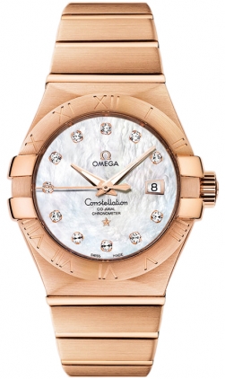 Omega Constellation Self winding Automatic Pearl White Ladies Watch 12350312055001 
