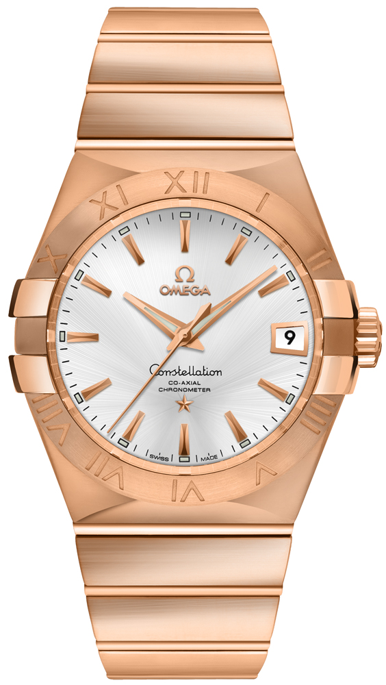 Omega Constellation Self winding Automatic Silver Mens Watch 12350382102001 