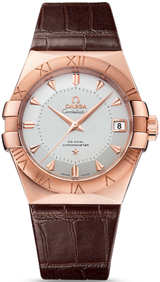 Omega Constellation Self winding Automatic Chronometer Silver UNISEX Watch 12353382102001 