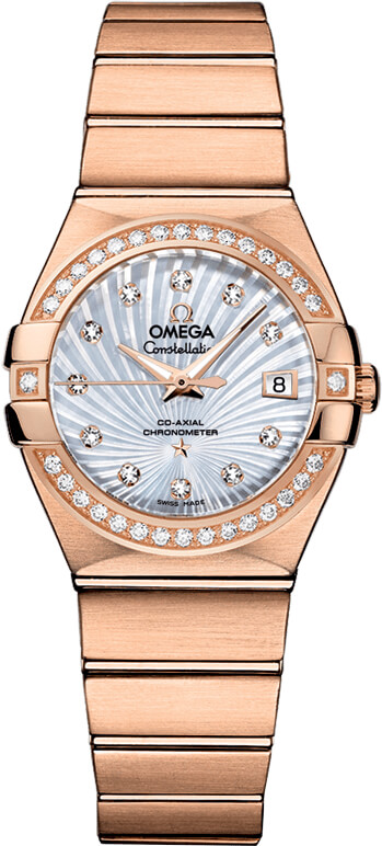 Omega Constellation Self winding Automatic White Ladies Watch 12355272055001 