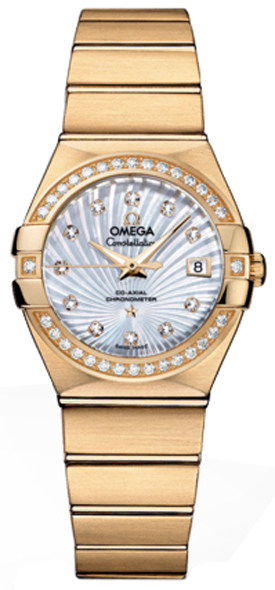 Omega Constellation Self winding Automatic Pearl White Ladies Watch 12355272055002 
