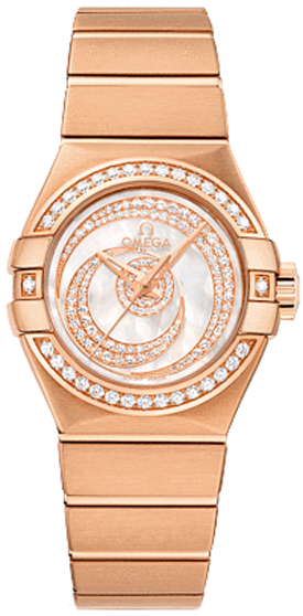 Omega Constellation Self winding Automatic Pearl White Ladies Watch 12355272055005 