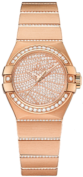 Omega Constellation Self winding Automatic Diamonds Ladies Watch 12355272055006 