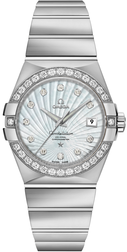 Omega Constellation Self winding Automatic Pearl White Ladies Watch 12355312055003 