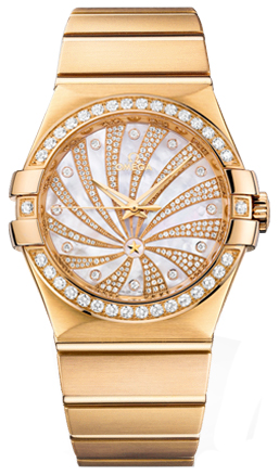 Omega Constellation Self winding Automatic Pearl White Ladies Watch 12355352055001 