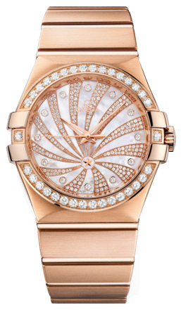 Omega Constellation Self winding Automatic Pearl White Ladies Watch 12355352055002 