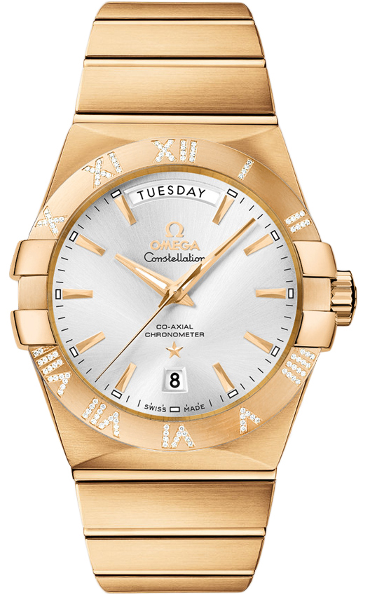 Omega Constellation Self winding Automatic Silver Mens Watch 12355382202002 
