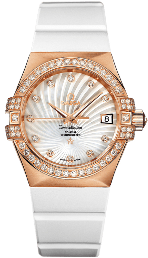 Omega Constellation White Ladies Watch 12357352055001 