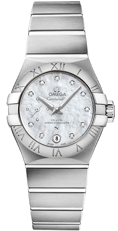 Omega Constellation Self winding Automatic White Ladies Watch 12710272055001 