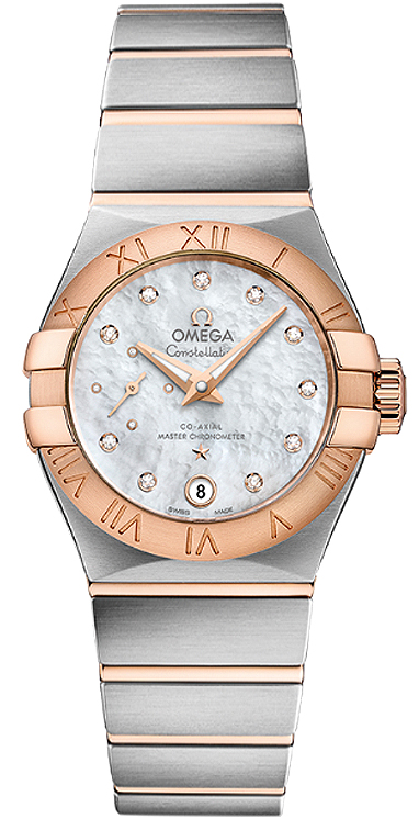 Omega Constellation Self winding Automatic White Ladies Watch 12720272055001 