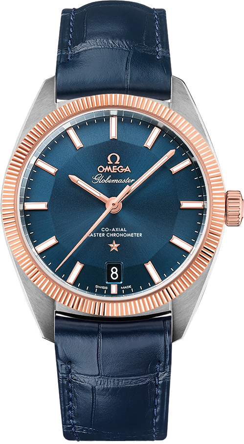 Omega Constellation Self winding Automatic Chronometer Blue Watch 13023392103001 