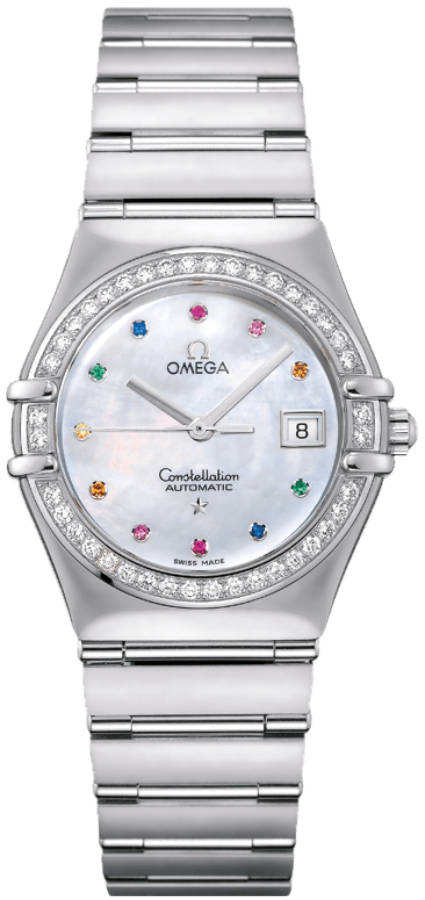 Omega Constellation Self winding Automatic White Ladies Watch 14957900 