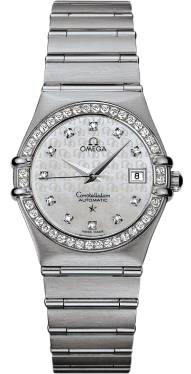 Omega Constellation Self winding Automatic White Ladies Watch 14987500 