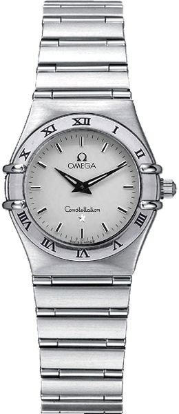 Omega Constellation Battery Operated Quartz Silver Ladies Watch 15723000 