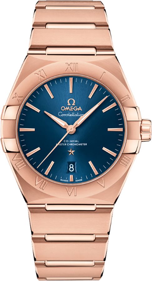 Omega Constellation Self Winding Automatic Blue Mens Watch 13150392003001 