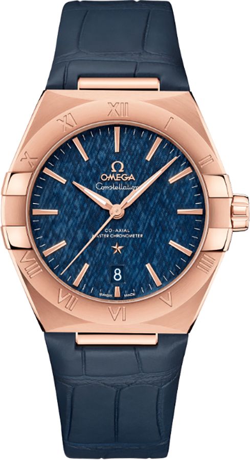 Omega Constellation Self Winding Automatic Blue Mens Watch 13153392003001 