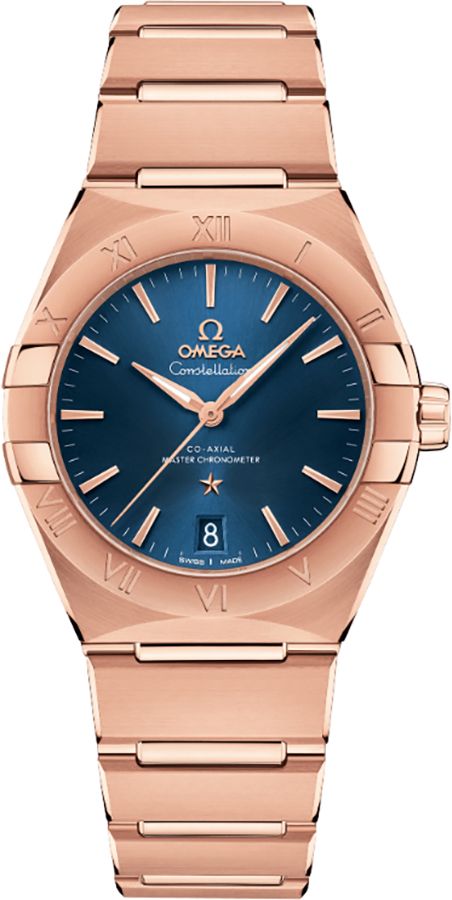 Omega Constellation Self Winding Automatic Blue Unisex Watch 13150362003001 
