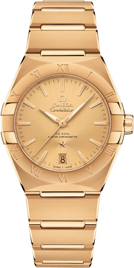 Omega Constellation Self Winding Automatic Champagne Unisex Watch 13150362008001 
