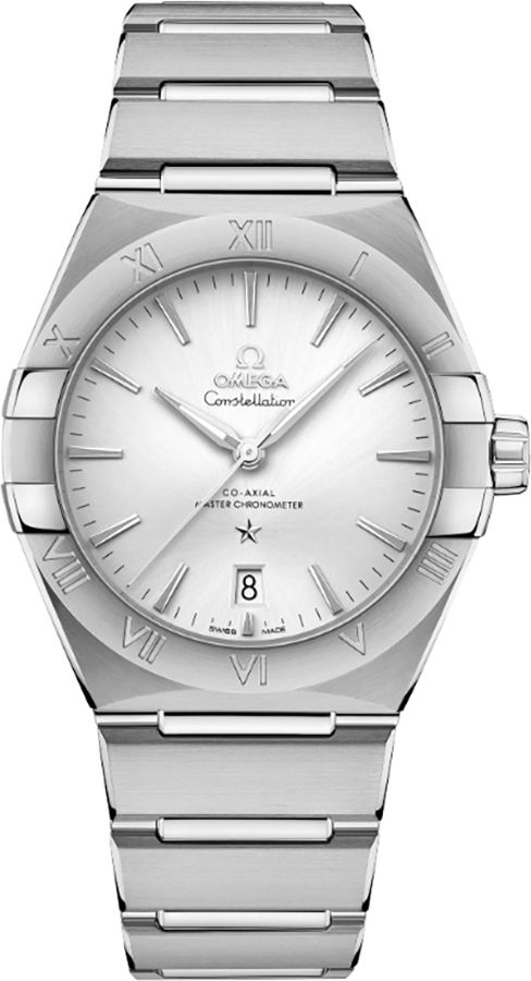 Omega Constellation Self Winding Automatic Silver Mens Watch 13110392002001 