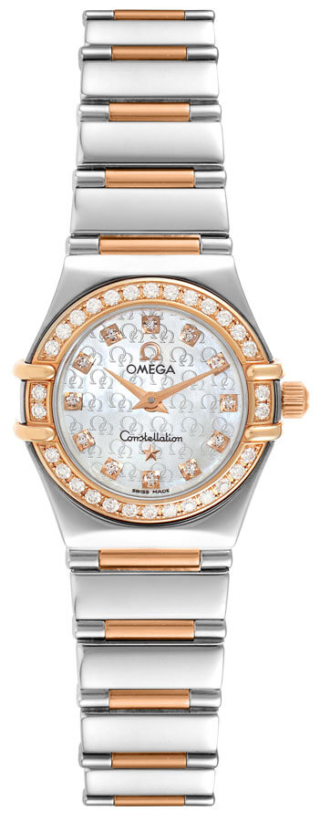 Omega Constellation Battery Operated Quartz White Ladies Watch 13607500 