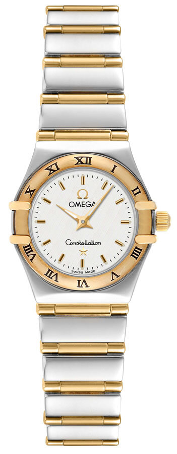 Omega Constellation Battery Operated Quartz Silver Ladies Watch 12623000 